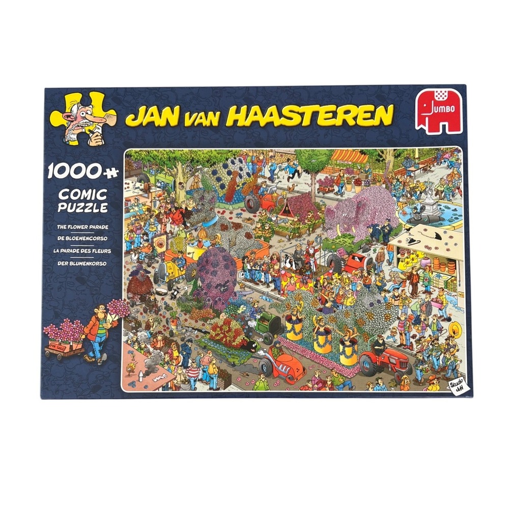 Jan van Haasteren The Flower Parade 1000 Piece Comic Puzzle Jumbo Games 19052
